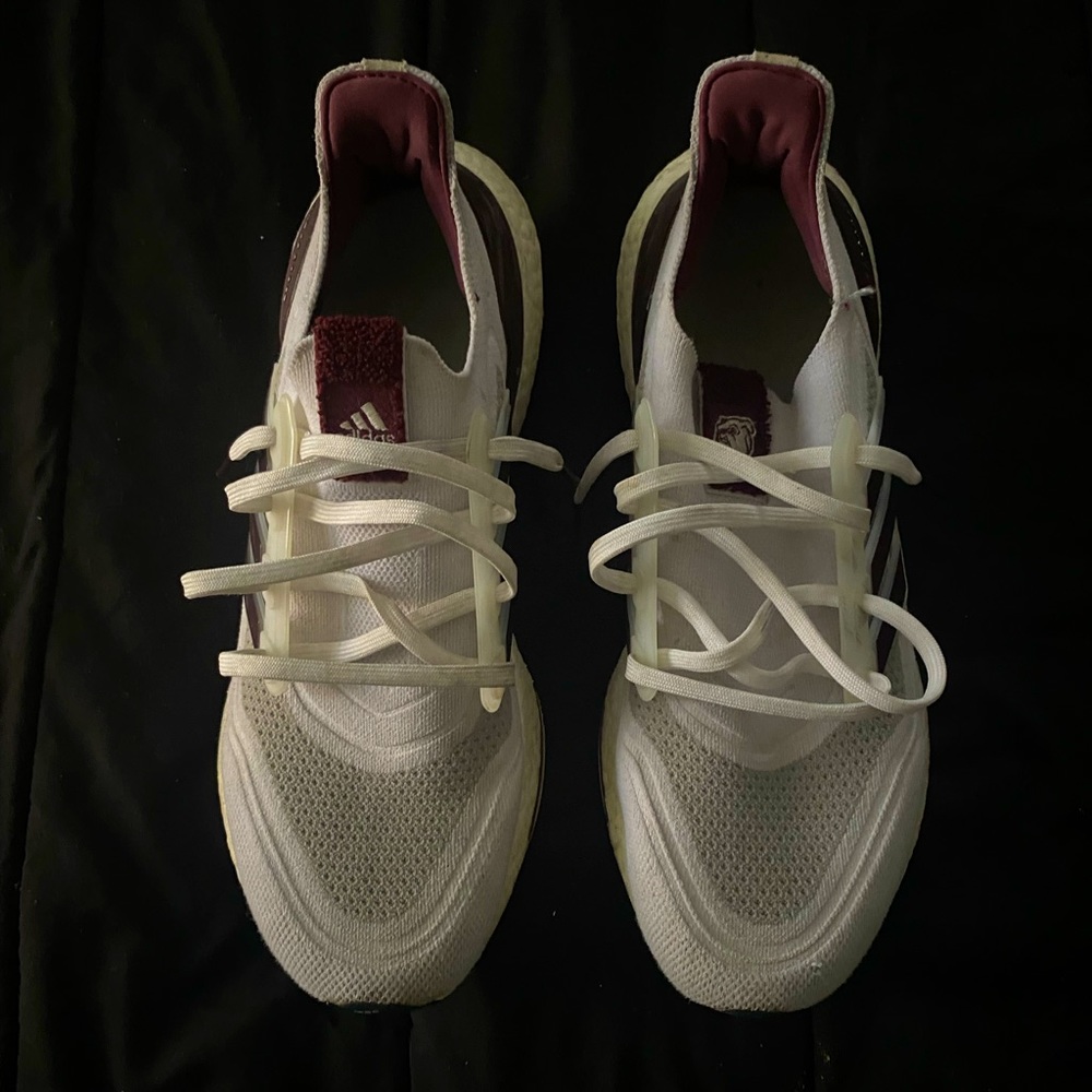Adidas Ultraboost White Mississippi State